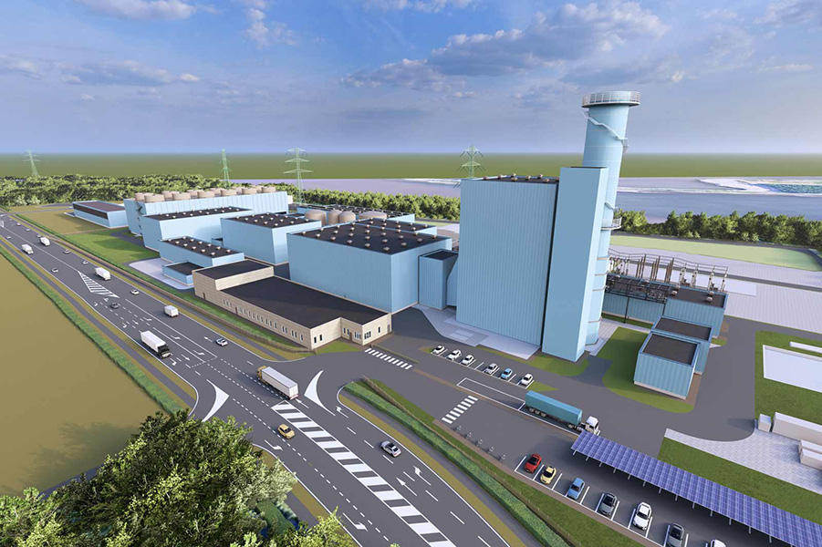 RWE plant Gaskraftwerk